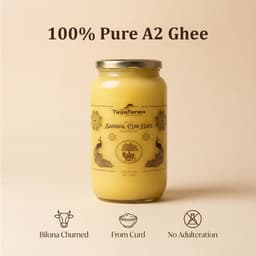 A2 Sahiwal Cow Ghee | Bilona Method | Hand-Churned Pure Desi Ghee Glass Jar