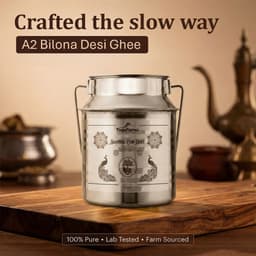 5L Sahiwal Cow Ghee | Traditional Bilona Method | Pure A2 Desi Ghee
